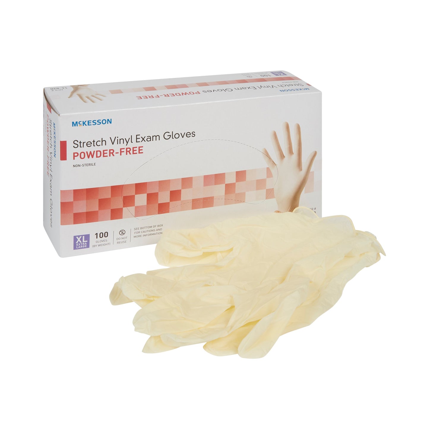GLOVE, EXAM VNYLSTRCH XL N/S