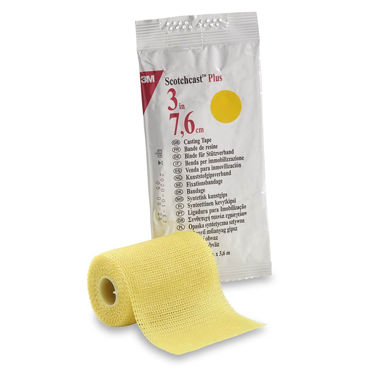 TAPE, CAST SCOTCHCAST 3"X4YDSYLW