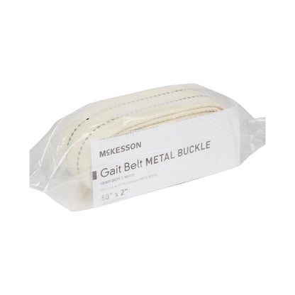 BELT, GAIT W/BCKL HVY DTY WHT60"