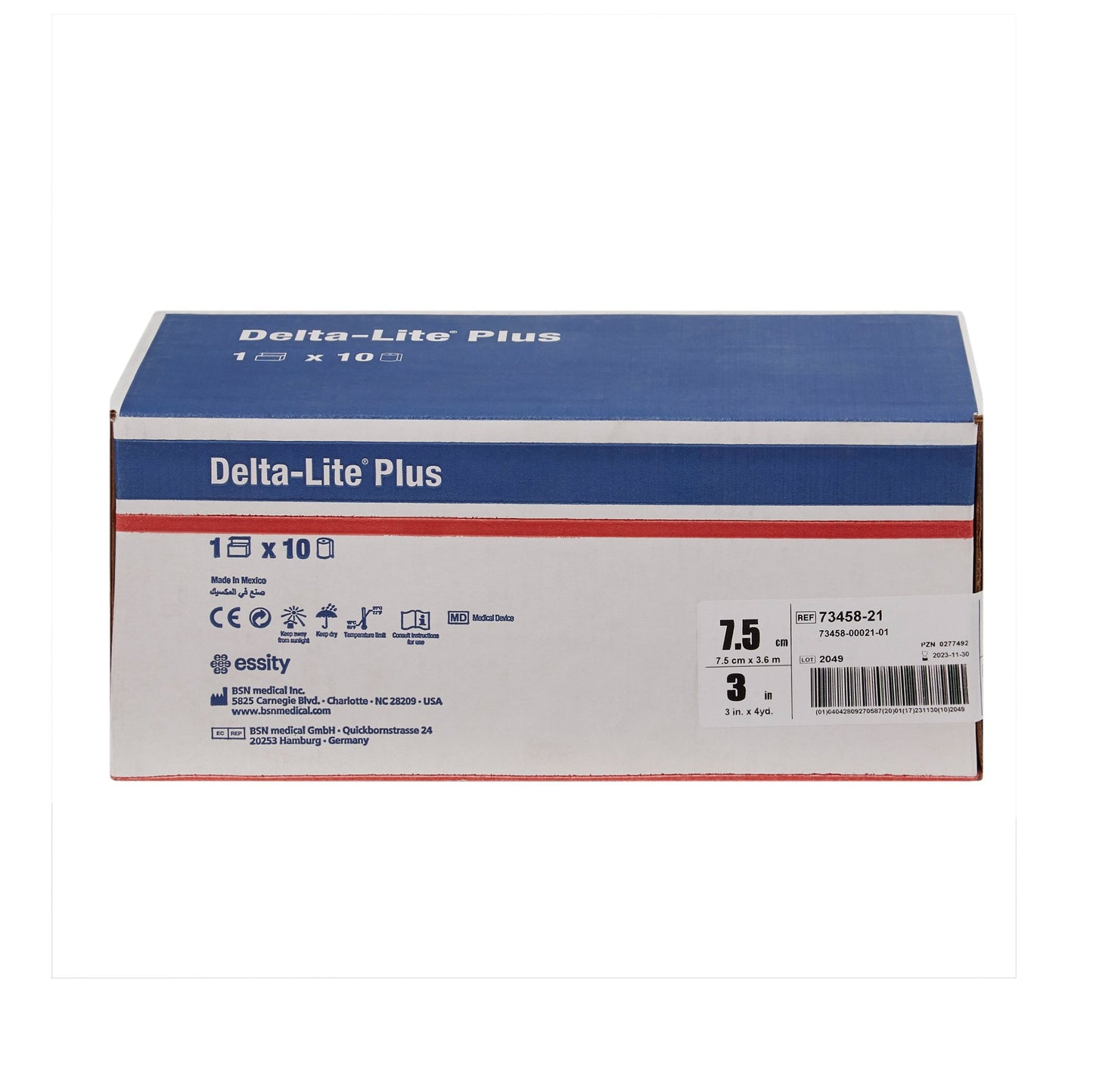 TAPE, CAST DELTA-LITE+ 3"X4YDSDEEP BLU