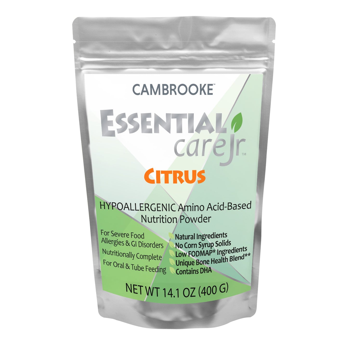 NUTRITION, PDR ESSENTIAL CAREJR CITRUS 400GM