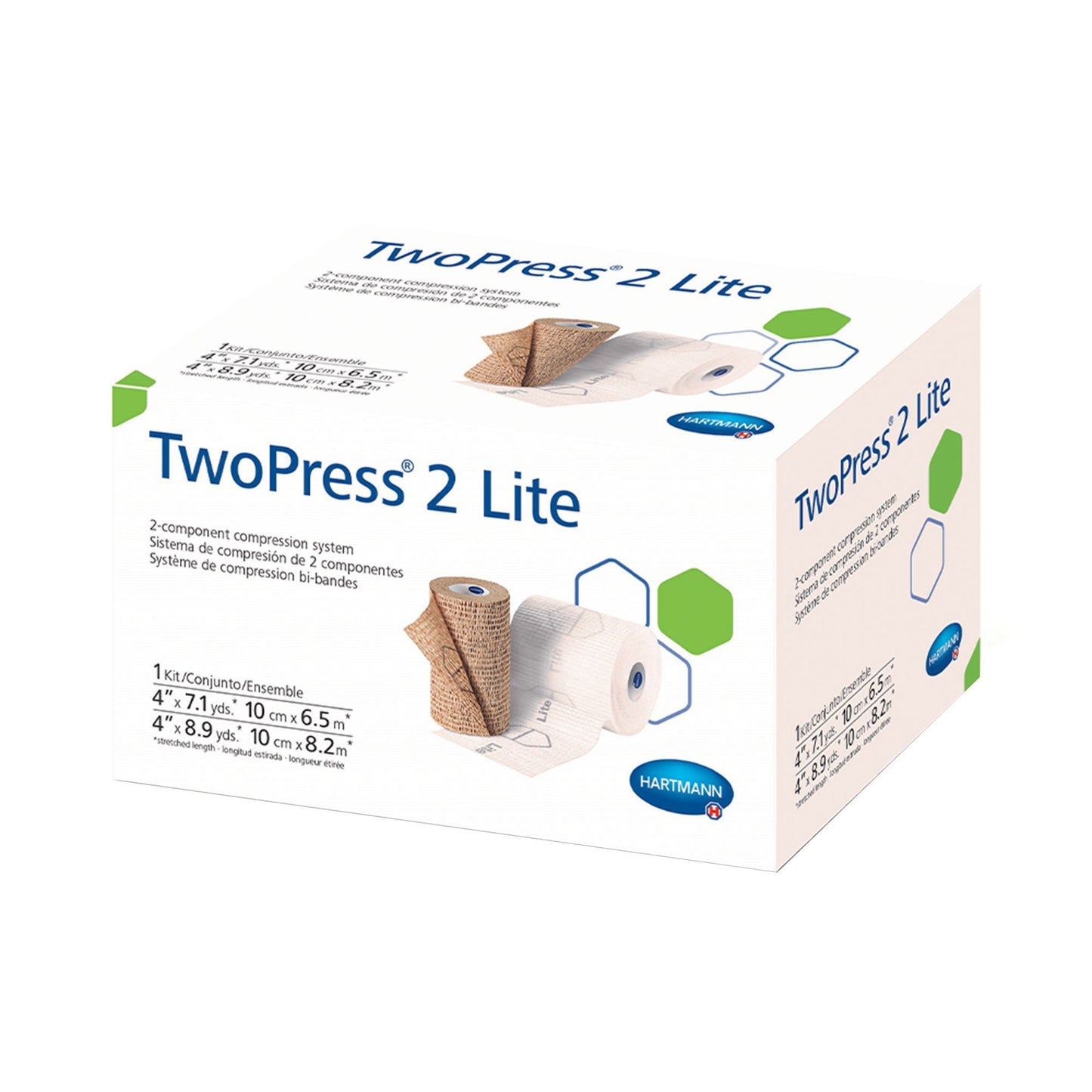 BANDAGE KIT, COMPRESSION W/INDICATOR & 2BNDG