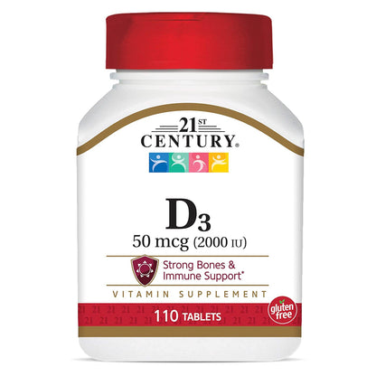 VITAMIN D, TAB 2000IU