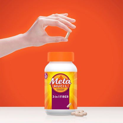METAMUCIL FIBER, CAP 0.4GM