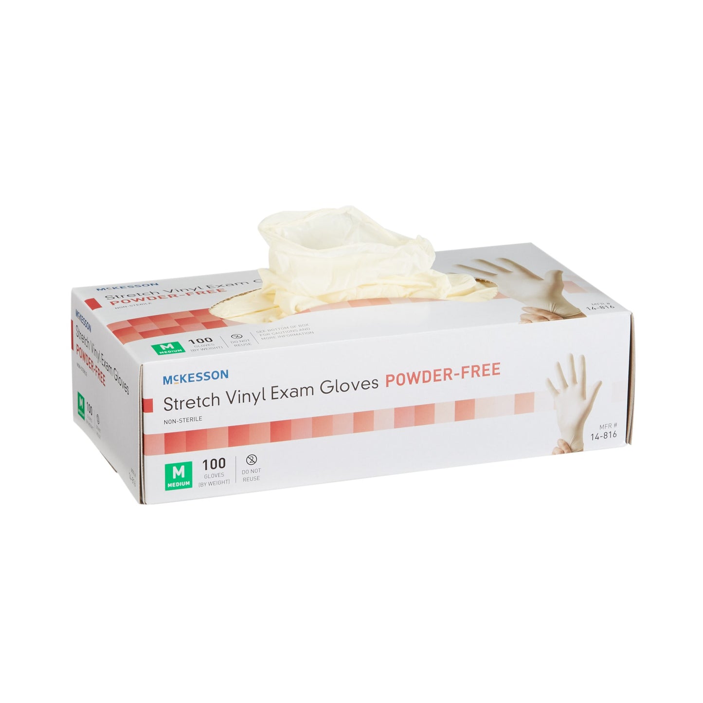 GLOVE, EXAM VNYLSTRCH MED N/S