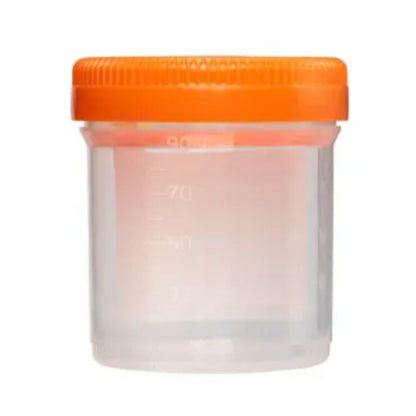 CONTAINER, SPCMN URINE STR W/SCREW CAP 90ML