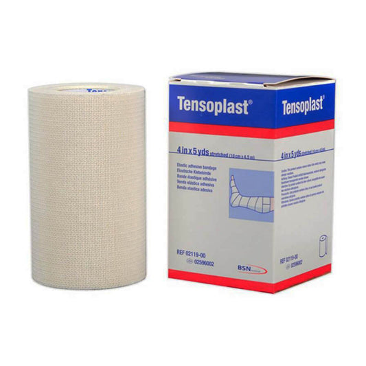 BANDAGE, ELAS ADHSV TENSOPLASTWHT 4"X5YDS