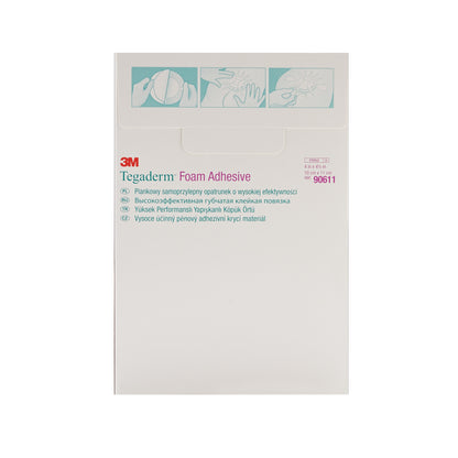 DRESSING, TEGADERM FOAM ADHSV4"X4.5"