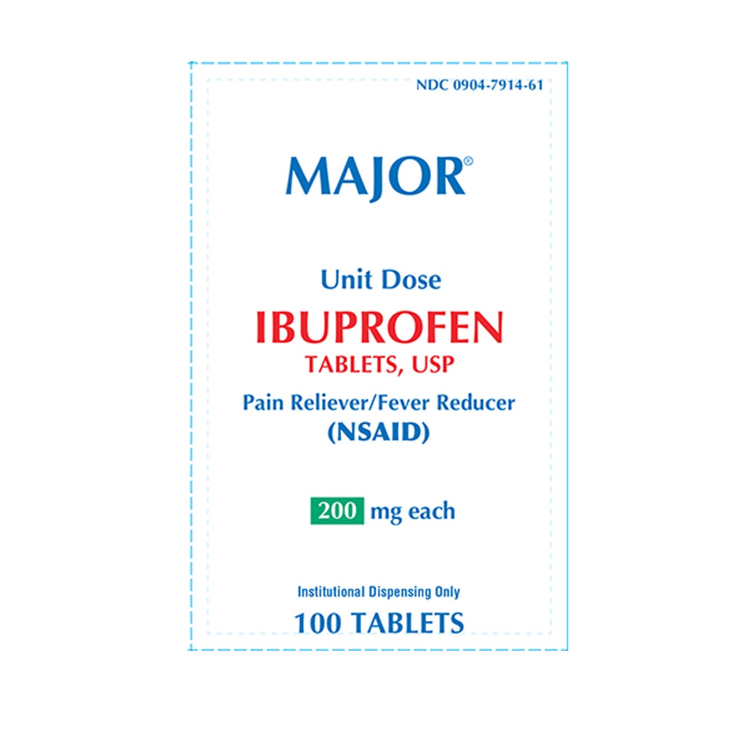 IBUPROFEN, TAB 200MG UD