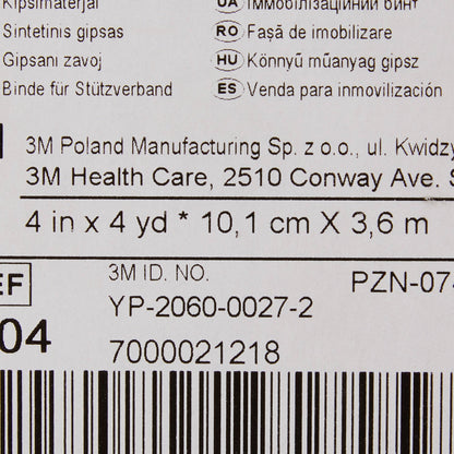 TAPE, CAST SCOTCHCAST 4"X4YDSWHT