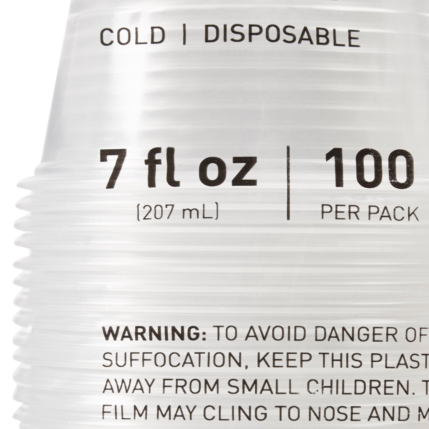 CUP, DRINKING TRANSLUCENT PP 7OZ