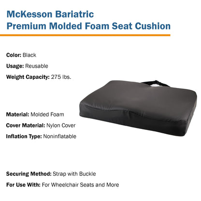 CUSHION, PREM W/C MOLDED FOAM24X18X3
