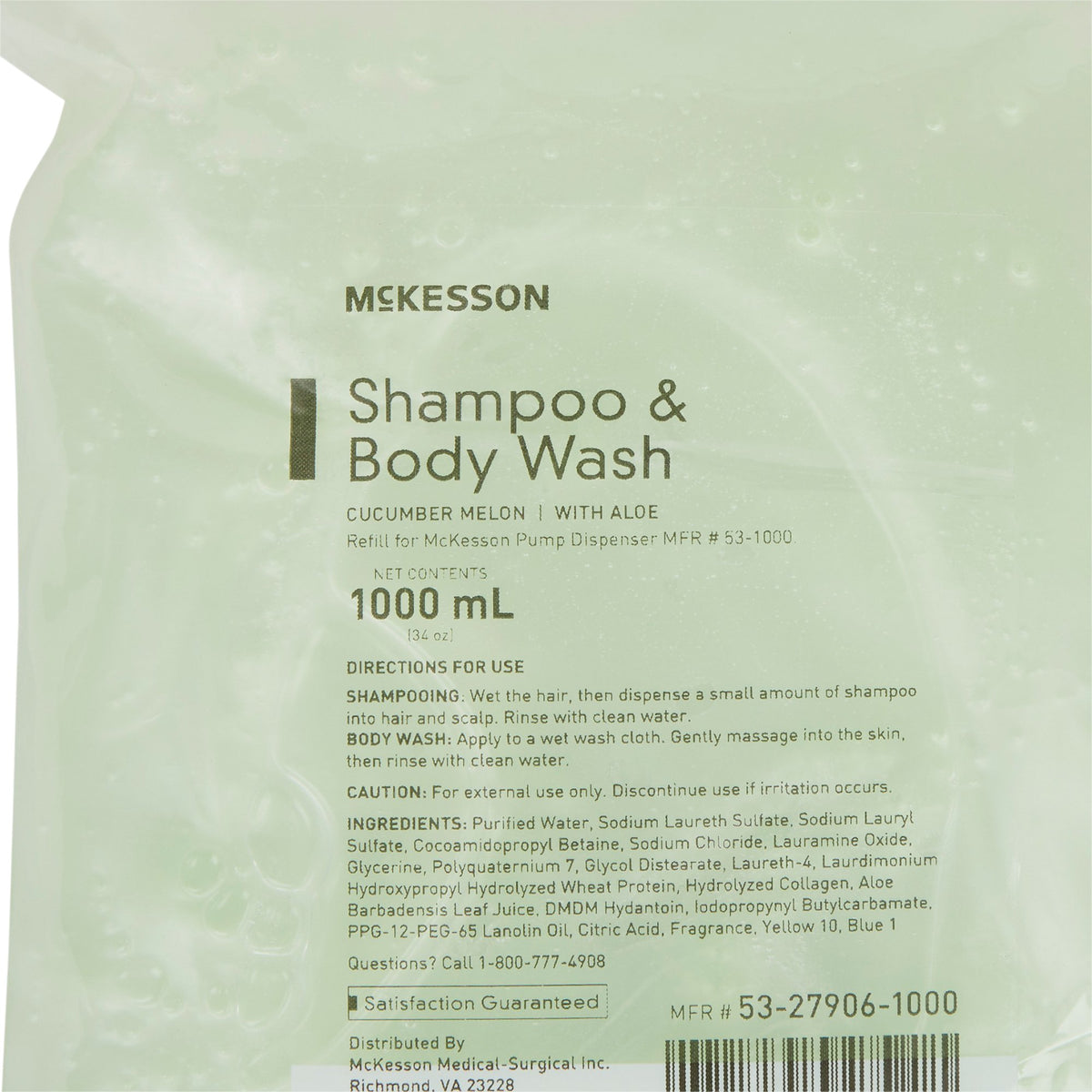 SHAMPOO, HAIR/BODY COND CUCUMDISC 1000ML
