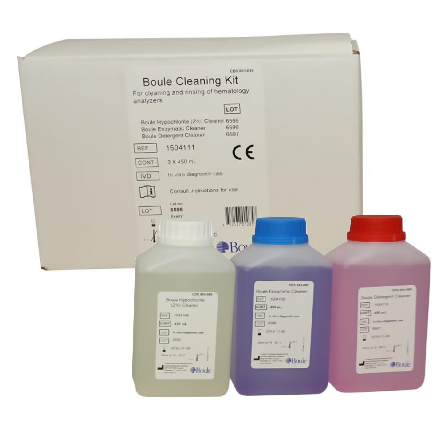 CLEANING KIT, BOULE MEDONIC M-SERIES 3X4.50ML CLINIC