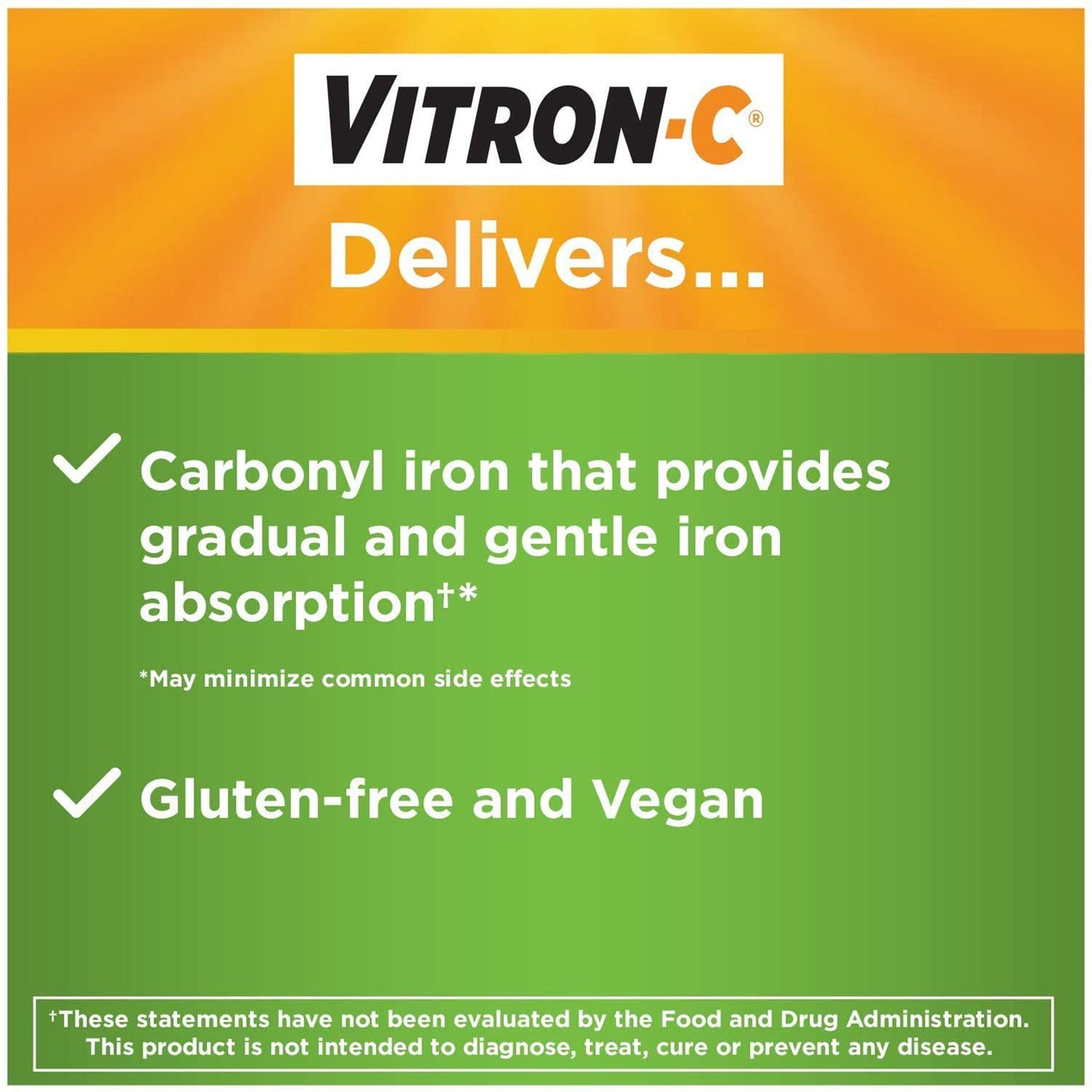 VITRON-C IRON+C, TAB 200-125MG