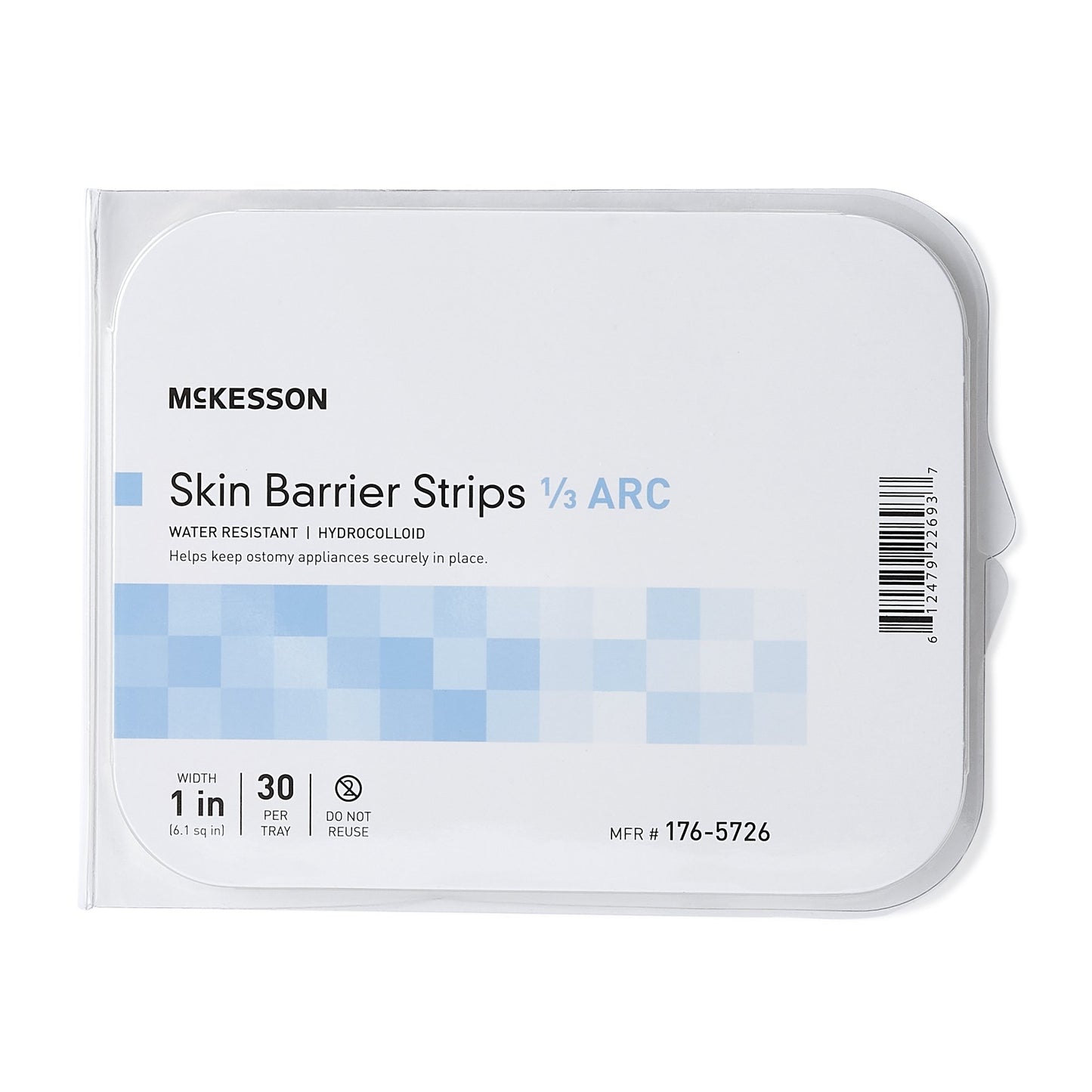 BARRIER, SKIN OSTOMY 1/3-ARC