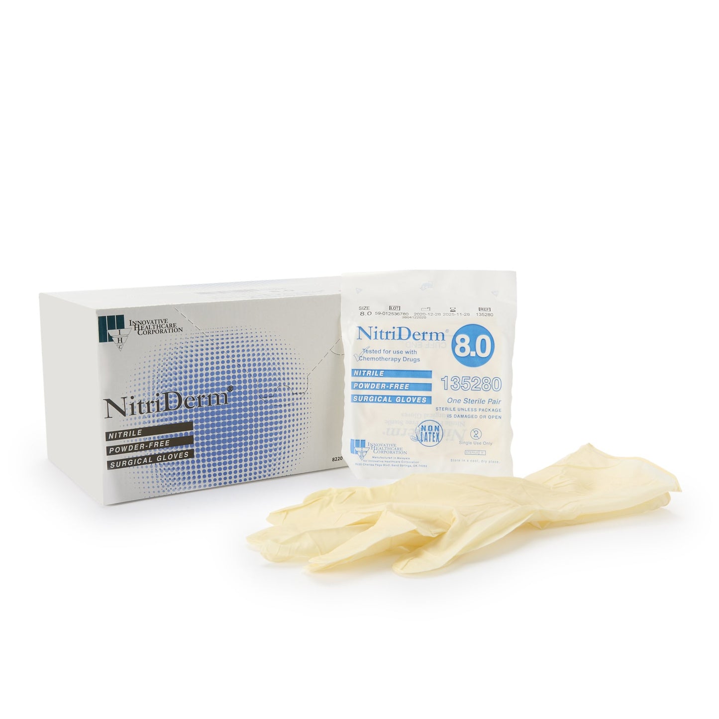 GLOVE, SURG NTRL 8.0 STR2 TXTCHEMO