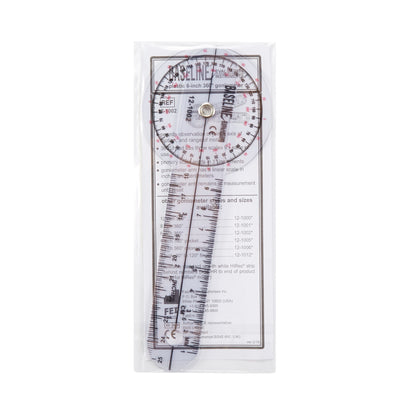 GONIOMETER, ISOM 360DEGREES PLAS CLR 6" FABENT