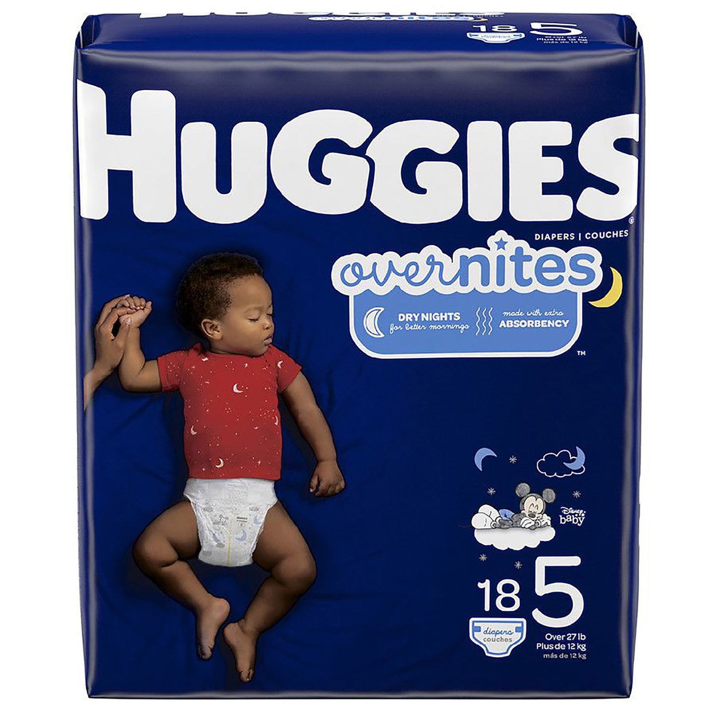 DIAPER, HUGGIES OVERNITE JUMBOSZ5