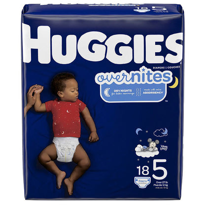 DIAPER, HUGGIES OVERNITE JUMBOSZ5