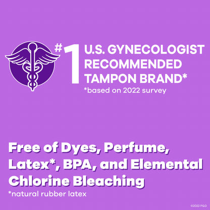 TAMPON, TAMPAX RADIANT APPL REG UNSCNTD