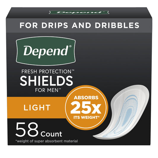 PAD, DEPEND SHIELDS MEN REG