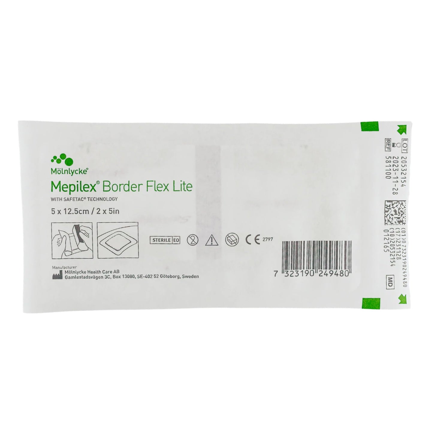DRESSING, BORDER FLEX LITE 2"X5"