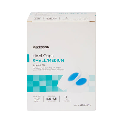 HEEL CUP, SILICONE SM/MED