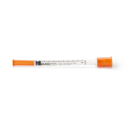 SYRINGE, INSULIN 1CC 28GX1-1/2"