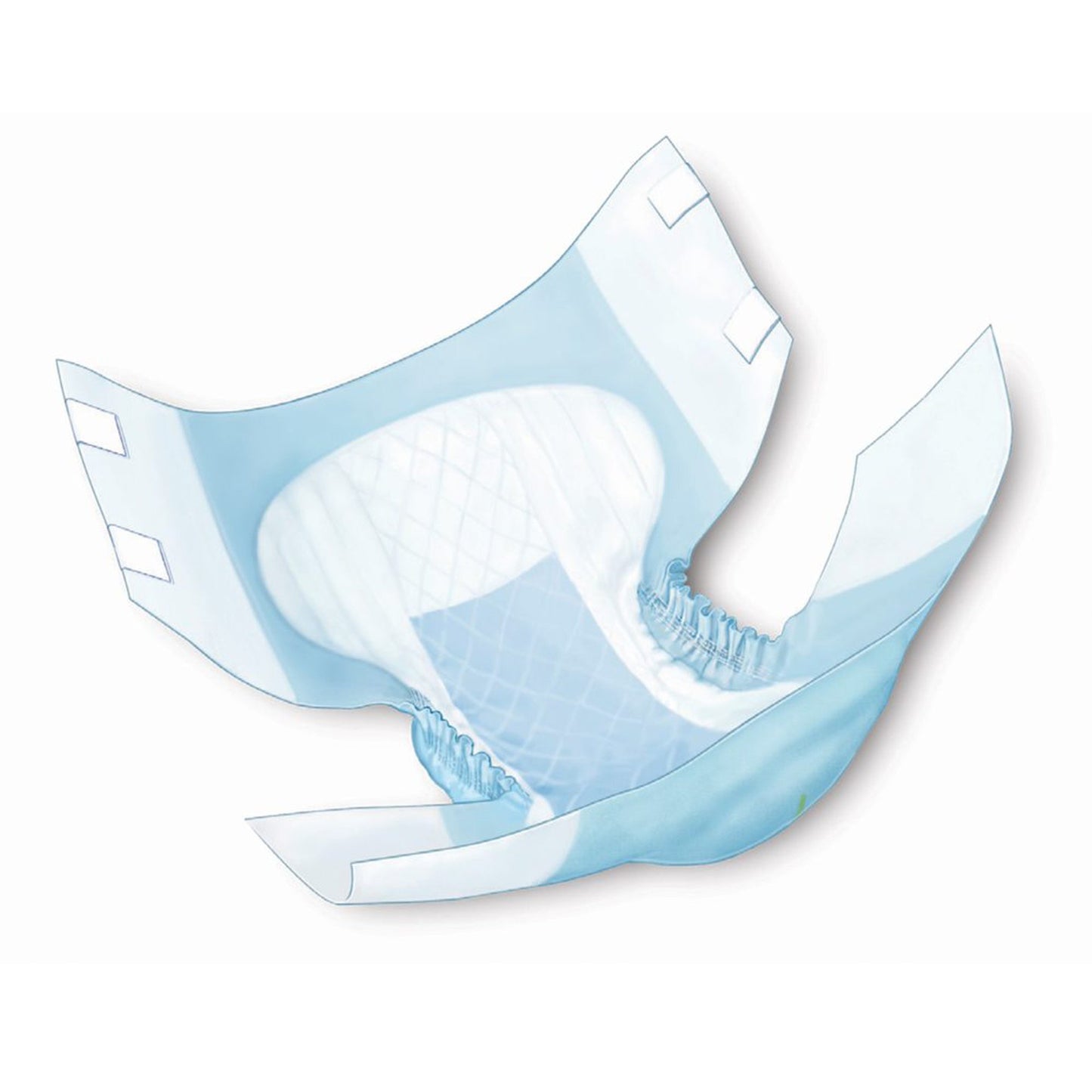 BRIEF, QUILTED PLUS BREATHE EASY LG