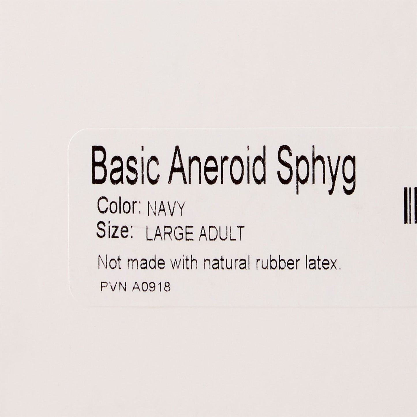 SPHYG, STD ANEROID LF NVY LG ADLT MGM01