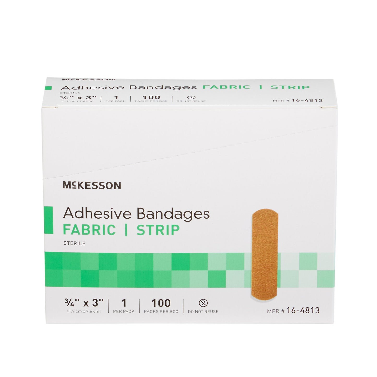 BANDAGE, ADHSV FABR STRP 3/4X3