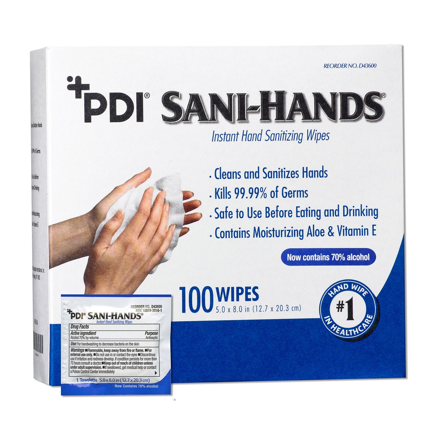 WIPE, SANI-HANDS ALC