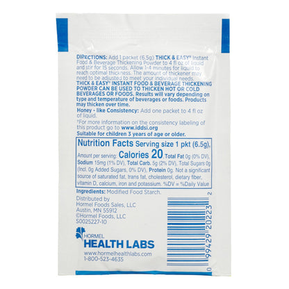 THICK & EASY, INST FOOD THICKENER HONEY 6.5GM