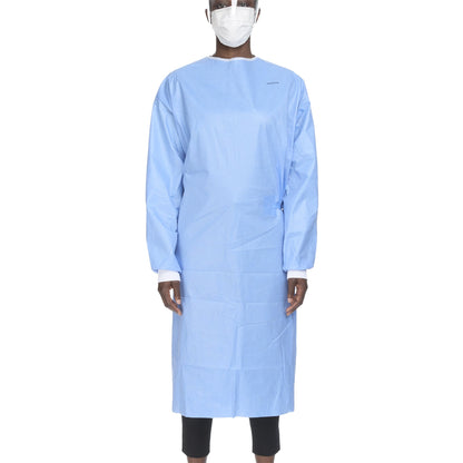 GOWN, SURG N/WOVEN STR N/REINFSET-IN W/TOWEL LG