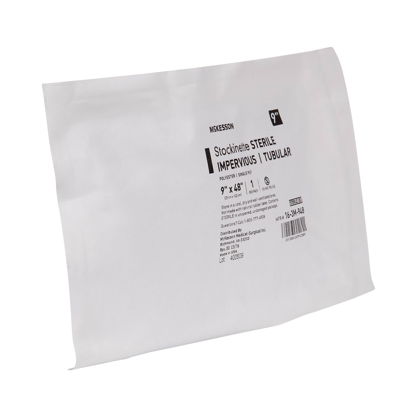 STOCKINETTE, IMPERV STR 9"X48"