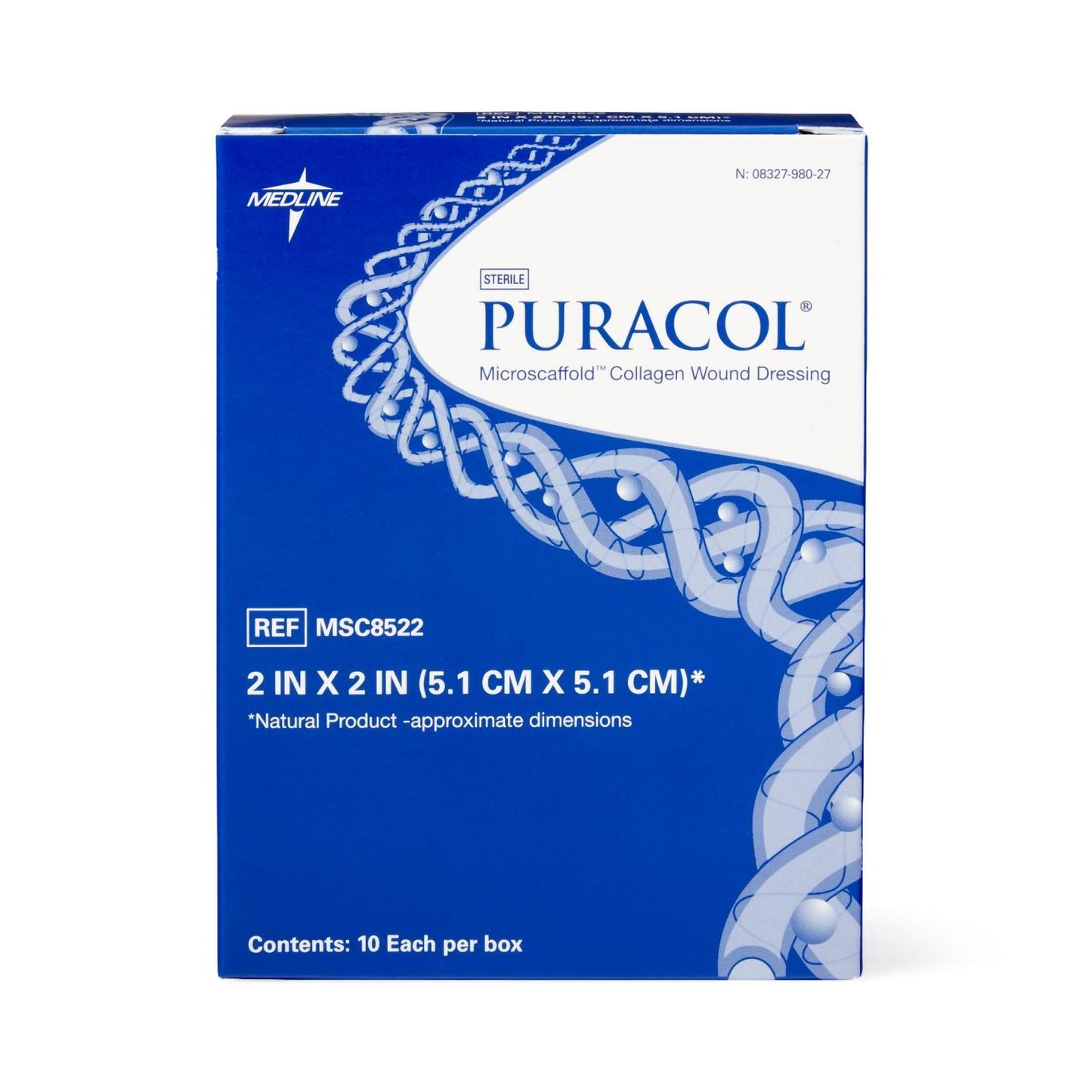 DRESSING, COLLAGEN PURACOL 2X2