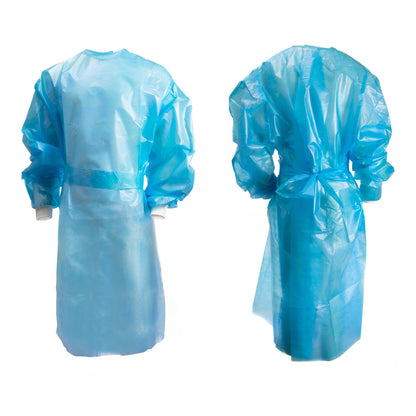 GOWN, CHEMO FULL BCK HOOK&LOOPCLSR AAMI 2LG