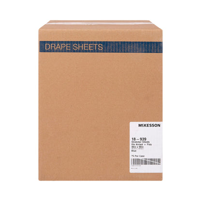 SHEET, STRETCHER AIRLAID/POLYBLU 40X90