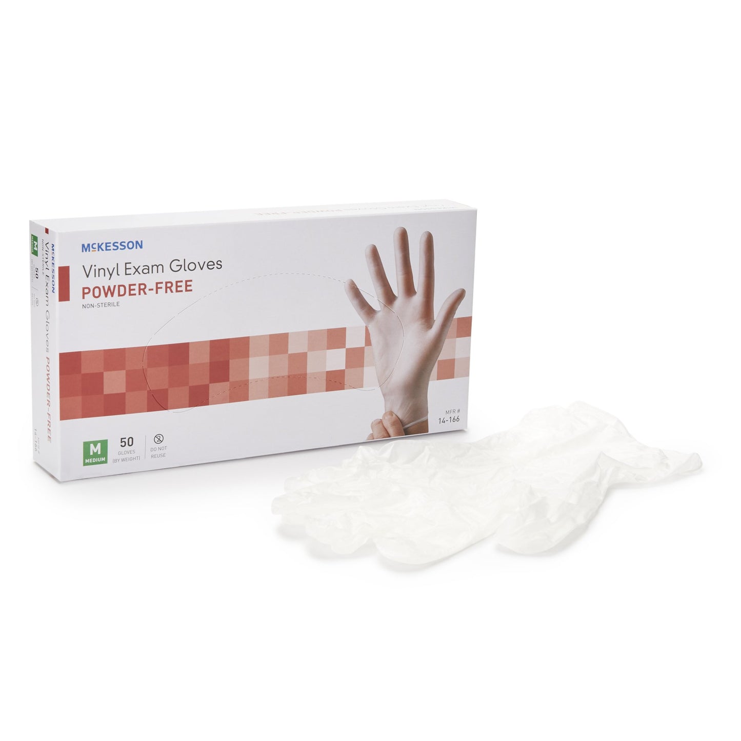GLOVE, EXAM VNYL MED N/S