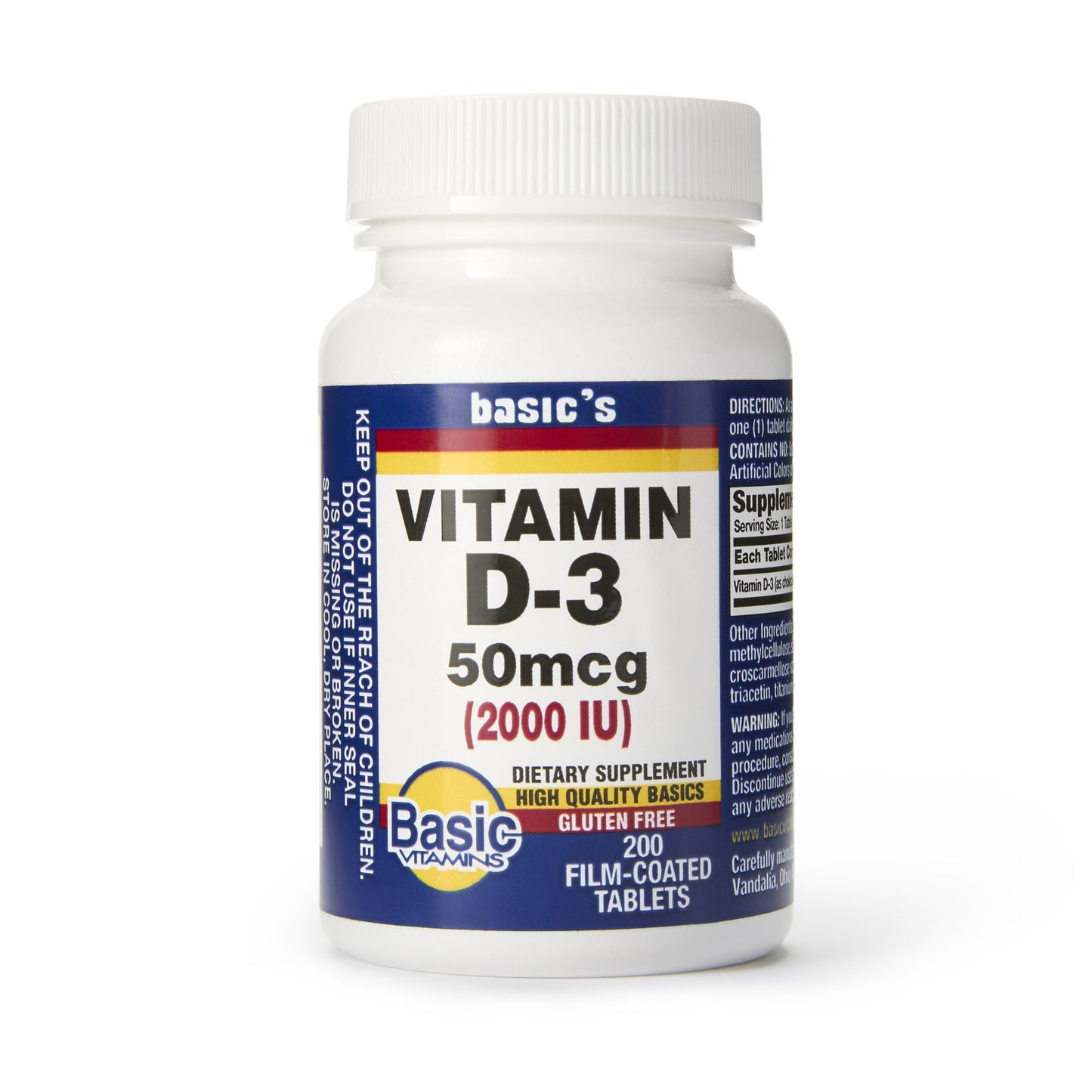 VITAMIN D, TAB 2000IU
