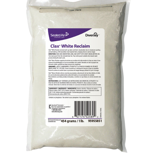 CHLORINE, LAUNDRY CLAX MAGIC WHT RECLAIM 1LB
