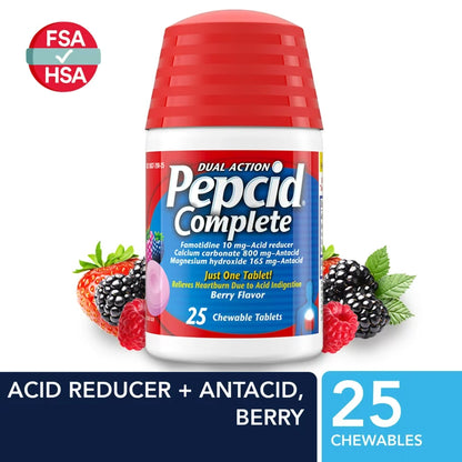 PEPCID COMPLETE, TAB CHEW BERRY