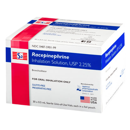 RACEMIC EPI S2, SOL INH 2.25%0.5ML