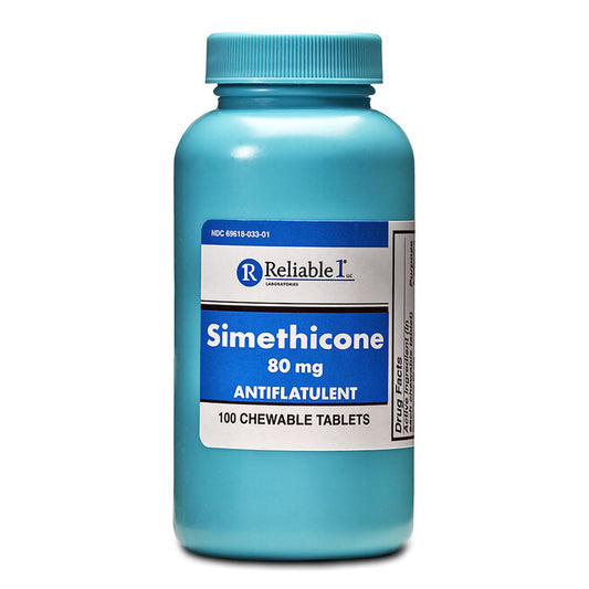 SIMETHICONE, TAB CHEW 80MG