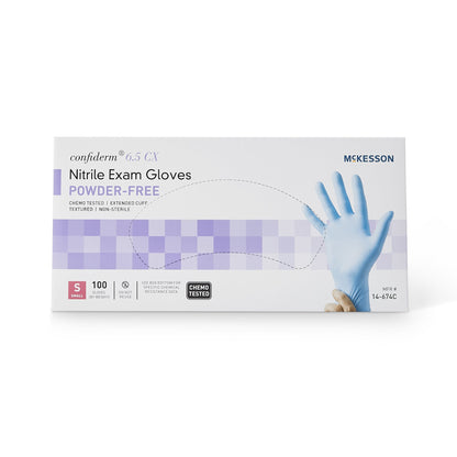 GLOVE, EXAM NTRL SM N/S EXTCFCHEMO 6.5CX