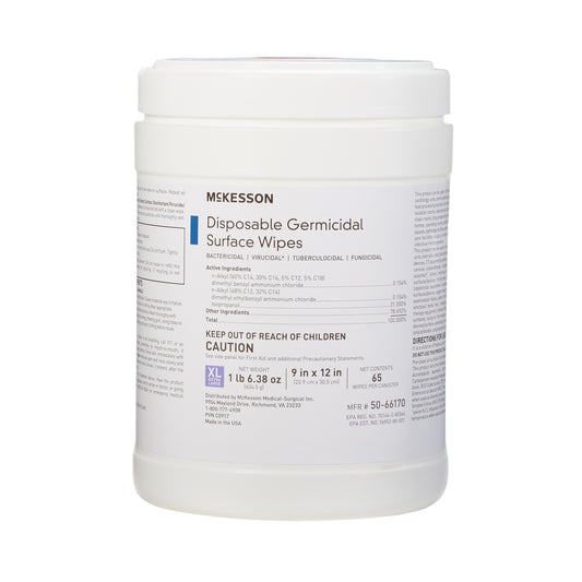 WIPE, GERMICIDE XLG 9"X12"