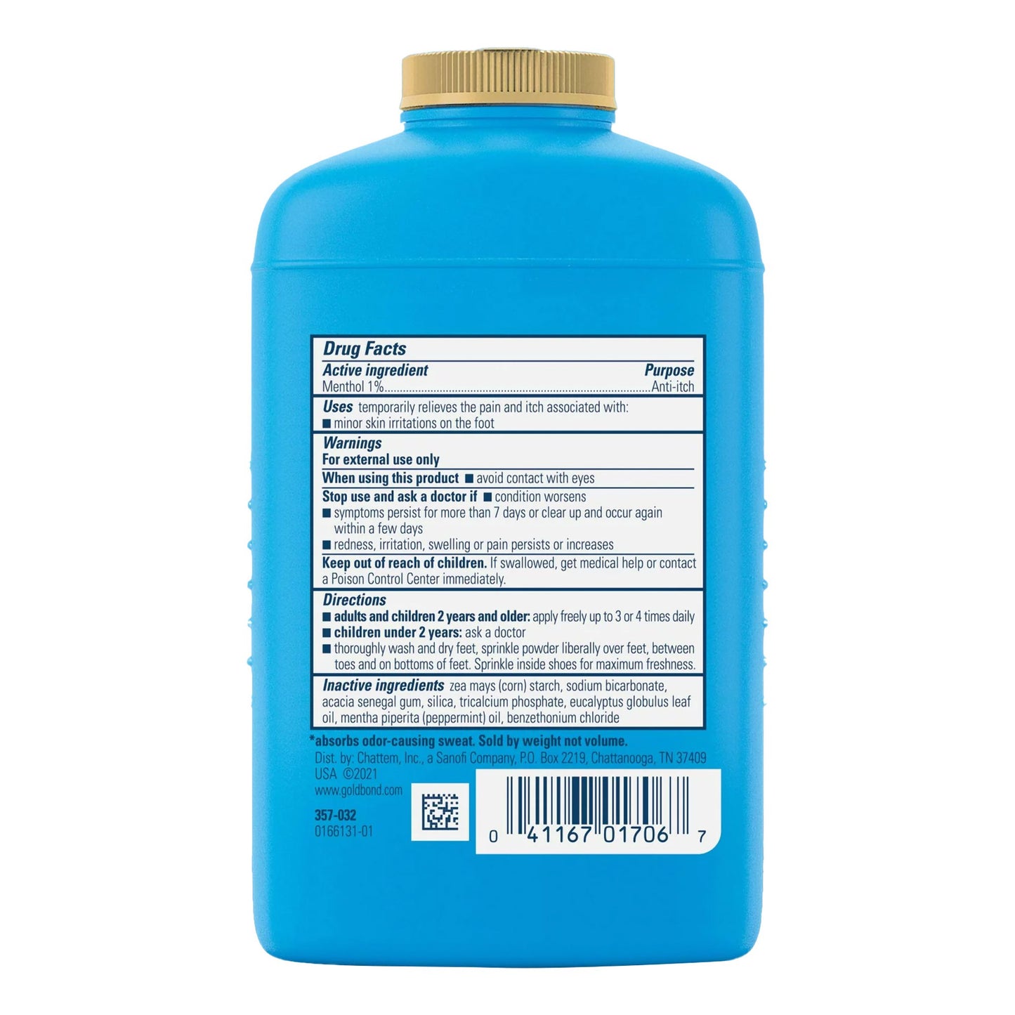 GOLD BOND, PDR FOOT MEDICATEDMAXIMUM STRENGTH 4OZ