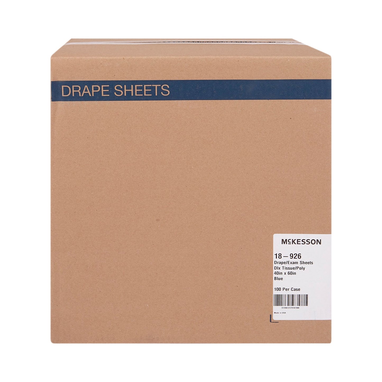 SHEET, DRAPE TISSUE/POLY BLU 40X60
