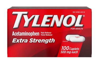 TYLENOL, CAP XS 500MG